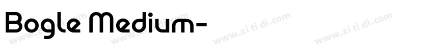 Bogle Medium字体转换